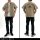 COSPA "Yuru Camp SEASON3" Silhouette Bike Rin Shima Work Shirt /SAND KHAKI-M gambar 5