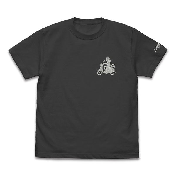 COSPA "Yuru Camp SEASON3" Bike Rin Shima One Point Embroidery T-shirt /SUMI-M