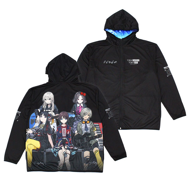 COSPA Girls Band Cry New Illustration Togenashi Togeari Full Graphic Dry Hoodie Artist Photo Ver./L