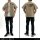 COSPA Girls Band Cry Togenashi Togeari Work Shirt /SAND KHAKI-M gambar 5