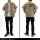 COSPA Girls Band Cry Togenashi Togeari Work Shirt /SAND KHAKI-XXL image 5
