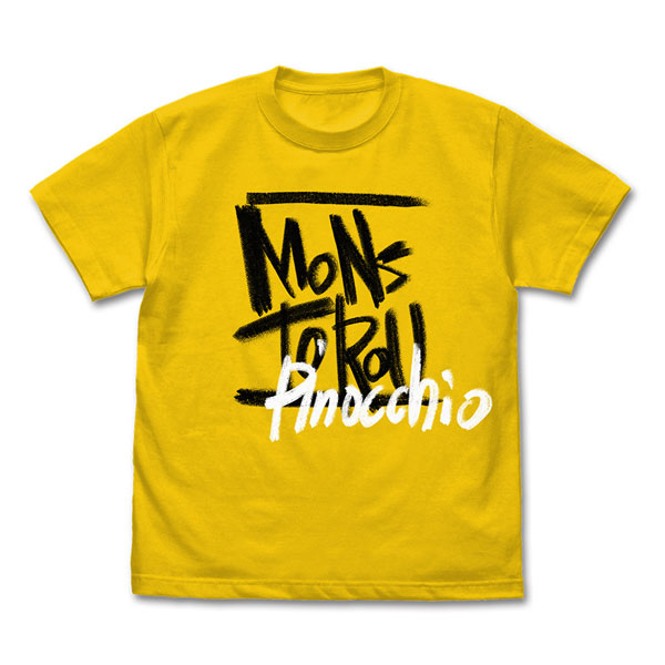 COSPA Girls Band Cry Momoka Kawaragi's "MONSTOROU Pinocchio" T-shirt /CANARY YELLOW-XL