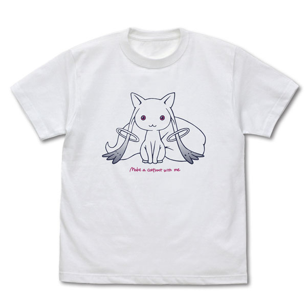 COSPA Movie Puella Magi Madoka Magica the Movie: Rebellion Kyubey Line Art T-shirt /WHITE-L Bild 1