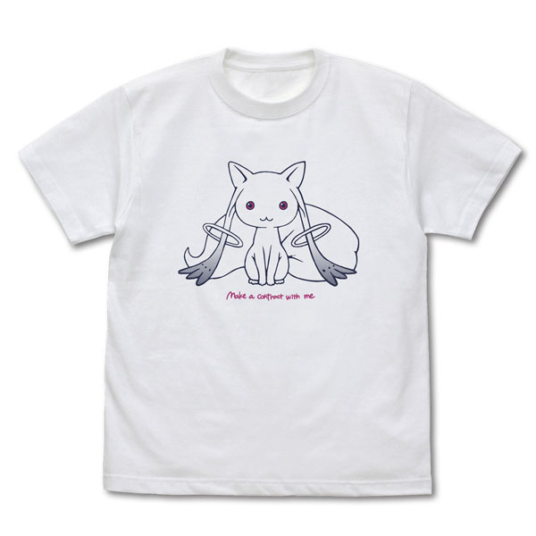 COSPA Movie Puella Magi Madoka Magica the Movie: Rebellion Kyubey Line Art T-shirt /WHITE-XL Bild 1