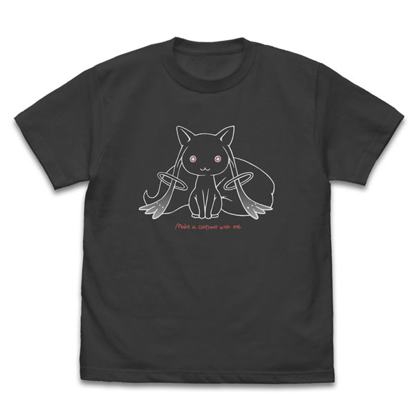 COSPA Movie Puella Magi Madoka Magica the Movie: Rebellion Kyubey Line Art T-shirt /SUMI-S