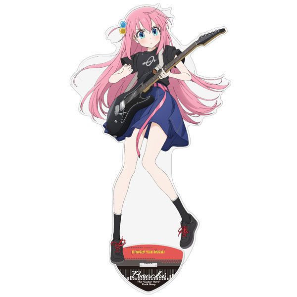 COSPA Anime "BOCCHI THE ROCK!" Hitori Gotoh Acrylic Stand (Jumbo) Playing the guitar Ver. Bild 1
