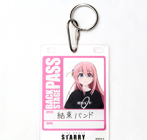 COSPA Anime "BOCCHI THE ROCK!" Hitori Gotoh Backstage Pass Style Acrylic Keychain รูปภาพ 1