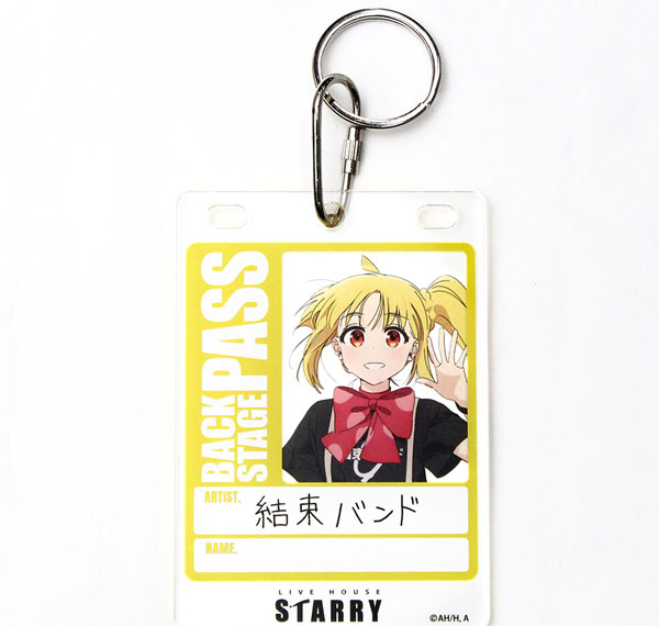 COSPA Anime "BOCCHI THE ROCK!" Nijika Ijichi Backstage Pass Style Acrylic Keychain Bild 1