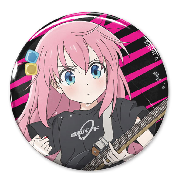 COSPA Anime "BOCCHI THE ROCK!" Hitori Gotoh 65mm Tin Badge Playing the guitar Ver. รูปภาพ 1