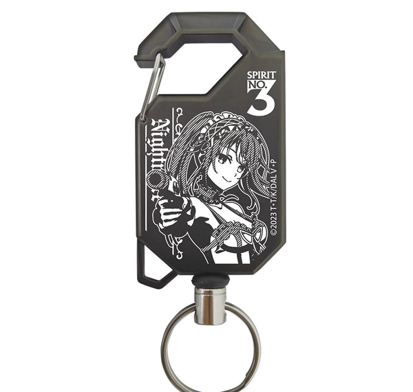 COSPA Date A Live V Kurumi Tokisaki Reel Keychain รูปภาพ 1