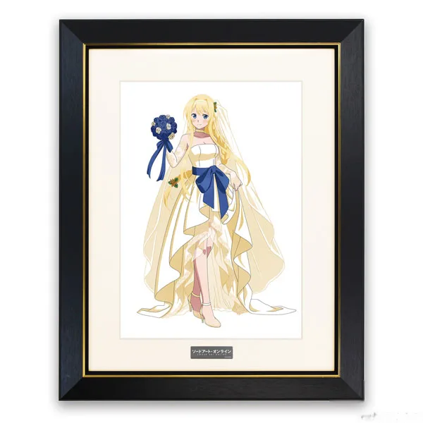 COSPA コスパデポ限定 ソードアート・オンライン 描き下ろしイラスト アリス A4キャラファイングラフ ウェディングドレスVer. 画像 1