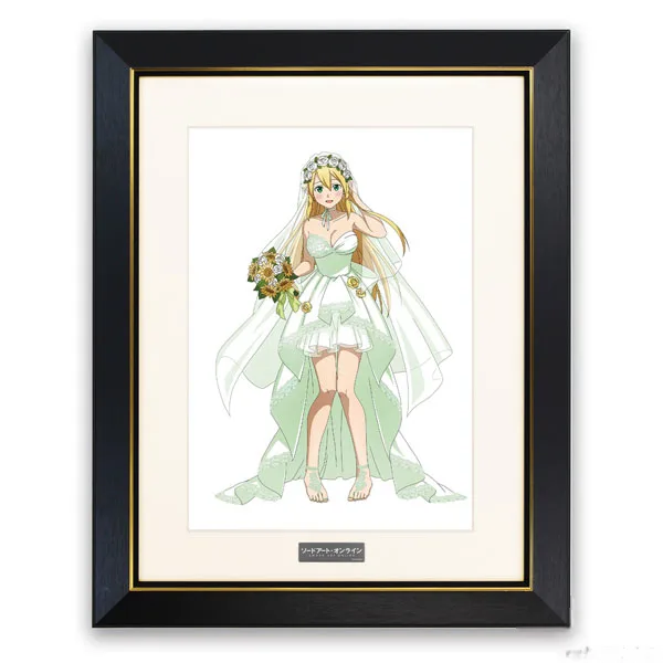 COSPA コスパデポ限定 ソードアート・オンライン 新規イラスト リーファ A4キャラファイングラフ ウェディングドレスVer. 画像 1
