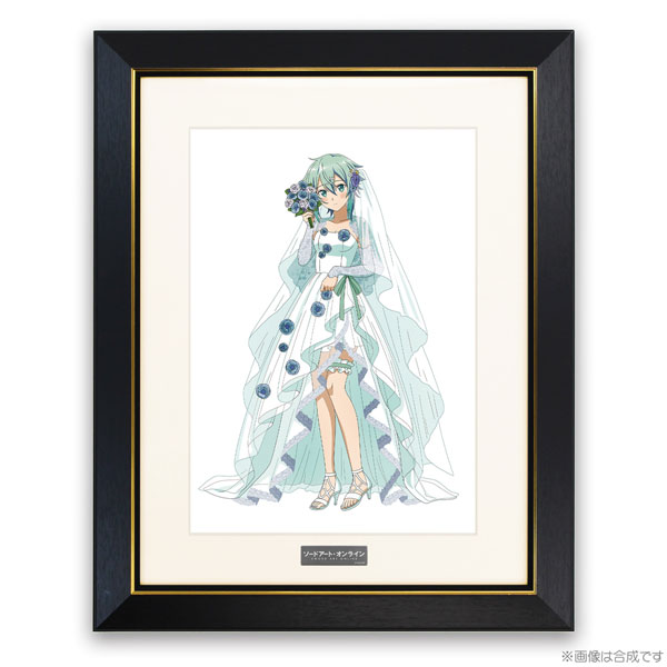 COSPA Sword Art Online New Illustration Sinon A4 Chara Fine Graph Wedding Dress Ver.