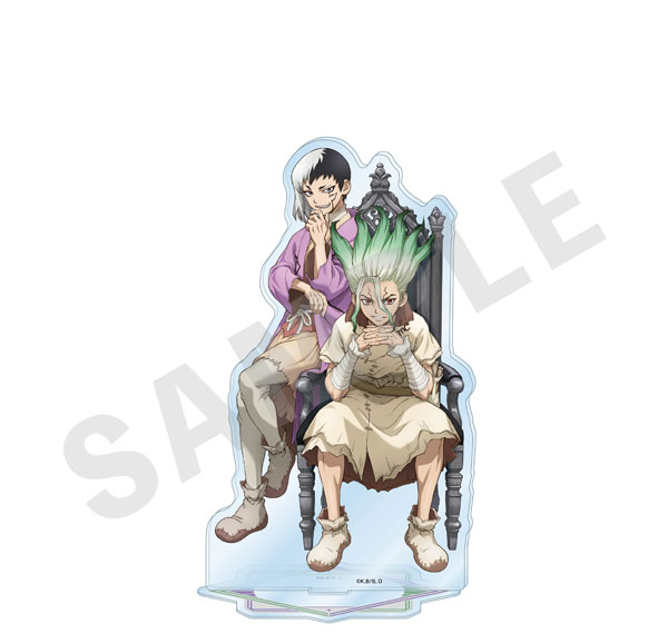 coly "Dr. STONE" Pair Acrylic Stand (Senku Ishigami & Gen Asagiri) Bild 1