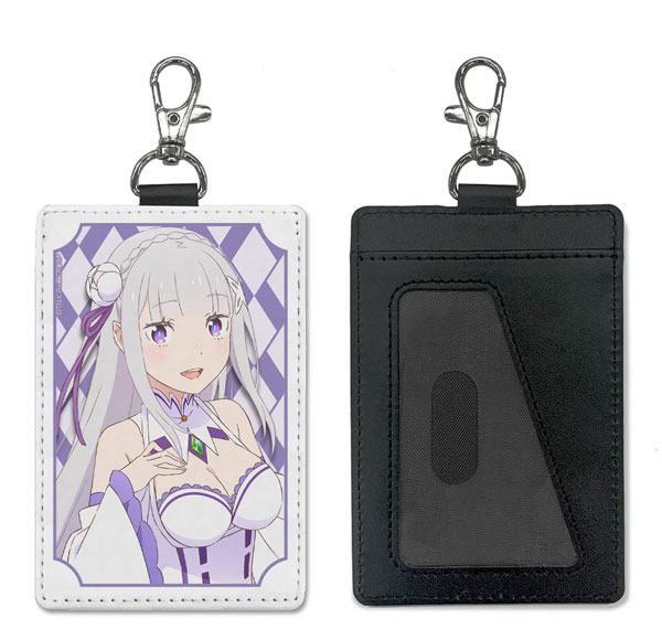 COSPA Re:ZERO -Starting Life in Another World- Emilia Pass Case (w/Swivel Snap Hook) Bild 1