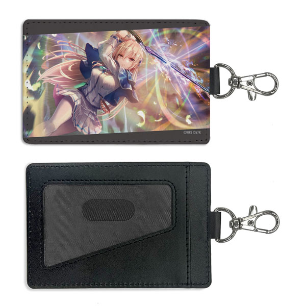 COSPA Heaven Burns Red Yuina Shirakawa Awakening Iris Pass Case (w/Swivel Snap Hook) gambar 1