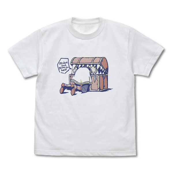 COSPA Frieren: Beyond Journey's End Mimic and Bitten Frieren T-shirt /WHITE-L