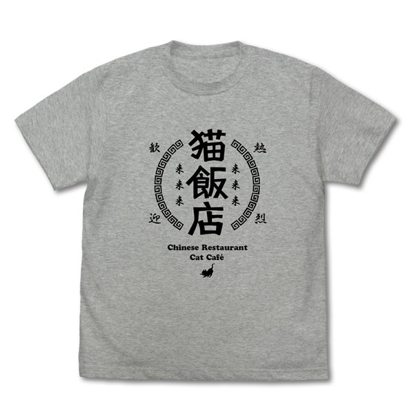 COSPA Ranma 1/2 The Cat Cafe T-shirt /MIX GRAY-S รูปภาพ 1