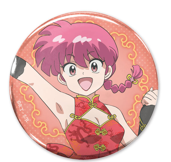 COSPA Ranma 1/2 New Illustration Ranma 65mm Tin Badge China x Idol Ver.