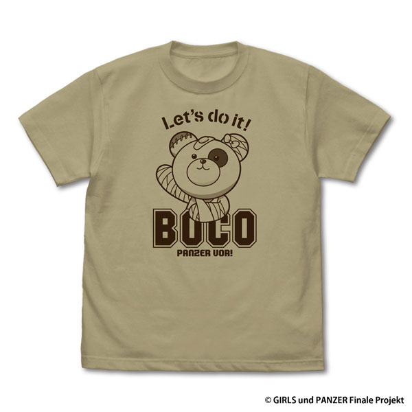 COSPA Girls und Panzer das Finale Boko T-shirt /SAND KHAKI-L