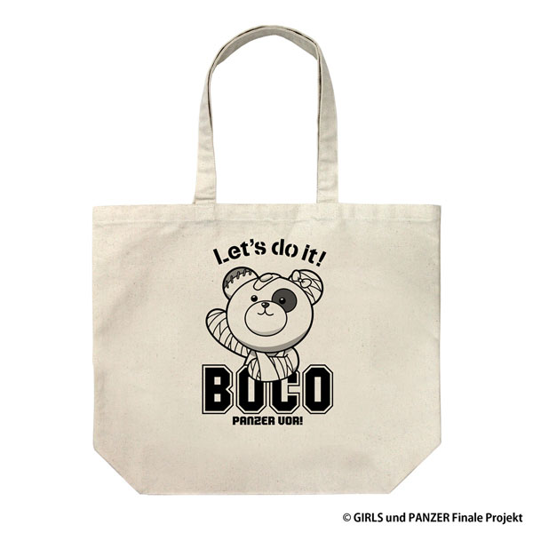 COSPA Girls und Panzer das Finale Boko Large Tote Bag /NATURAL