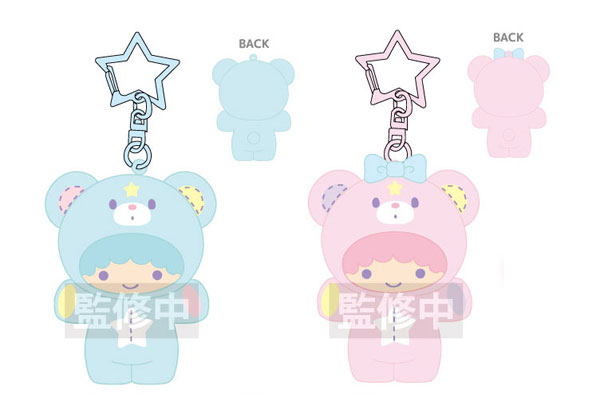 TCP Little Twin Stars Flocked Mascot Set Kiki & Lala