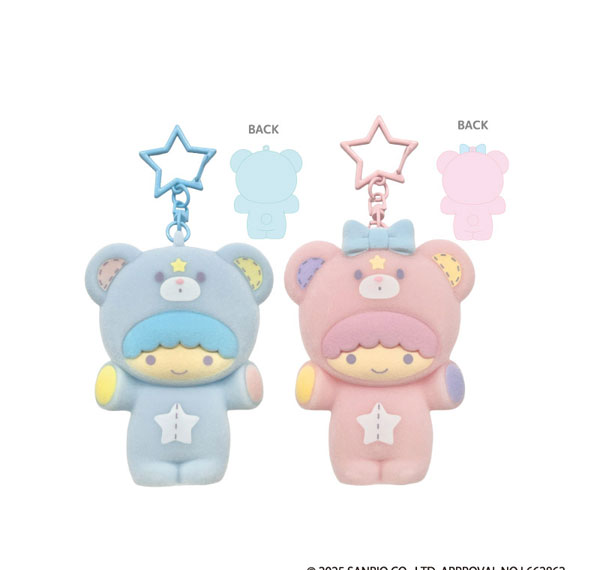 TCP Little Twin Stars Flocked Mascot Set Kiki & Lala รูปภาพ 1
