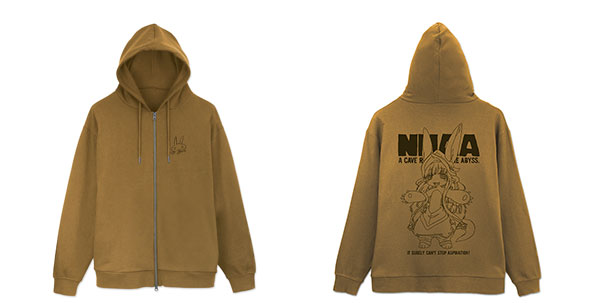 COSPA Made in Abyss The Golden City of the Scorching Sun Nanachi Zip Hoodie Ver.3.0 /COYOTE-XL รูปภาพ 1
