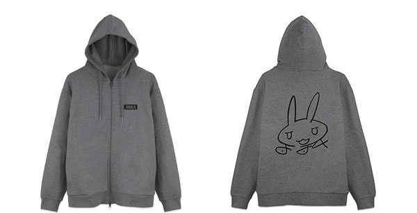 COSPA Made in Abyss The Golden City of the Scorching Sun Nanachi's Autograph Zip Hoodie Ver.2.0 /MIX GRAY-M รูปภาพ 1