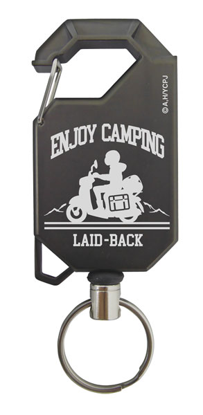 COSPA "Yuru Camp SEASON3" Silhouette Bike Rin Shima Reel Keychain รูปภาพ 1