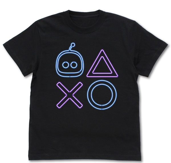 COSPA ASTRO BOT Astro Neon Shapes T-shirt /BLACK-S รูปภาพ 1
