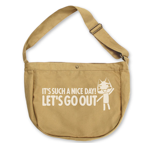 COSPA Dokodemo Issho Toro Let's Go Out News Paper Bag /SAND KHAKI รูปภาพ 1