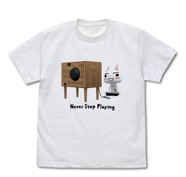 COSPA Dokodemo Issho Never Stop Playing Toro T-shirt /WHITE-L รูปภาพ 1