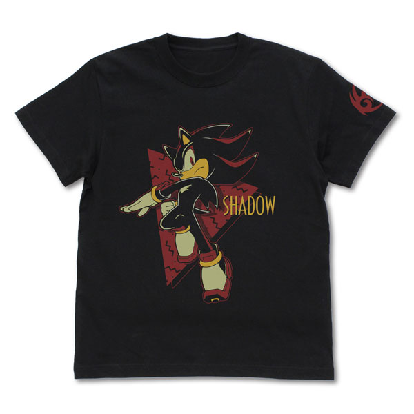 COSPA Sonic the Hedgehog Shadow Retro Pop T-shirt /BLACK-M