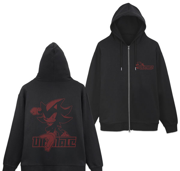 COSPA Sonic the Hedgehog Shadow the Hedgehog Zip Hoodie /BLACK-XL รูปภาพ 1