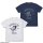 COSPA Sonic the Hedgehog Classic Sonic "STEP IT UP" T-shirt /SLATE-XL 图片 2