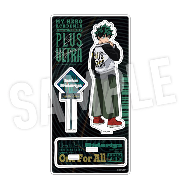 YTE My Hero Academia Acrylic Stand Kikonase! SUKAJAN (Izuku Midoriya) รูปภาพ 1