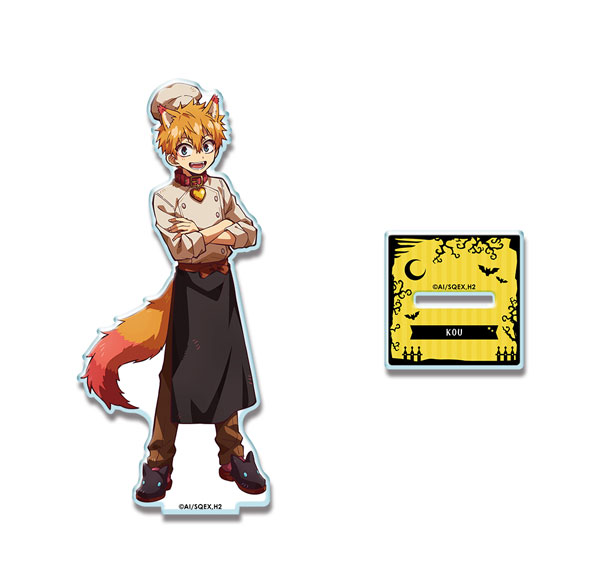 License Agent Short Anime "After-School Hanako-kun" Acrylic Stand Design 03 Kou (Werewolf Chef) รูปภาพ 1