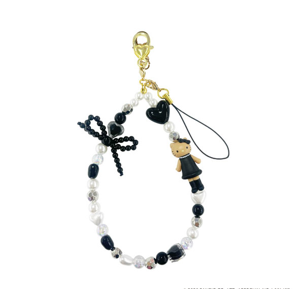 TCP Hello Kitty Phone Strap Black