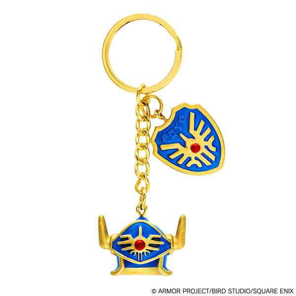 Square Enix Dragon Quest Keychain Erdrick's Helmet & Erdrick's Shield