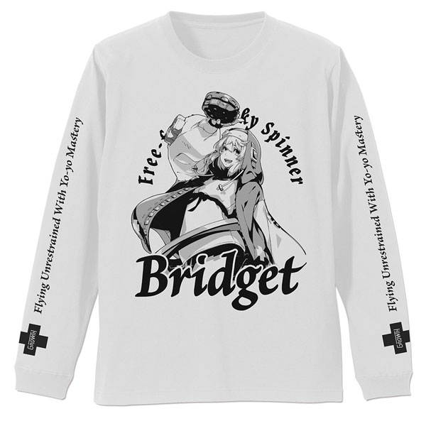 COSPA GUILTY GEAR -STRIVE- Bridget Ribbed Long Sleeve T-shirt /WHITE-M