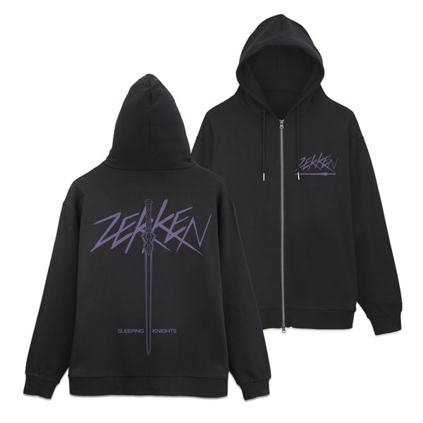 COSPA Sword Art Online [Zekken] Yuuki Zip Hoodie /BLACK-XXL gambar 1