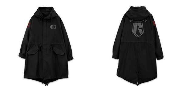 COSPA Armored Trooper Votoms Red Shoulder Emblem M-51 Jacket /BLACK-L Bild 1