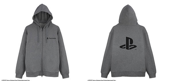 COSPA PlayStation Zip Hoodie for PlayStation Family Mark /MIX GRAY-XL รูปภาพ 1