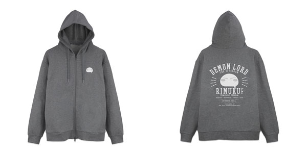 COSPA That Time I Got Reincarnated as a Slime Rimuru-sama College Zip Hoodie /MIX GRAY-XL gambar 1
