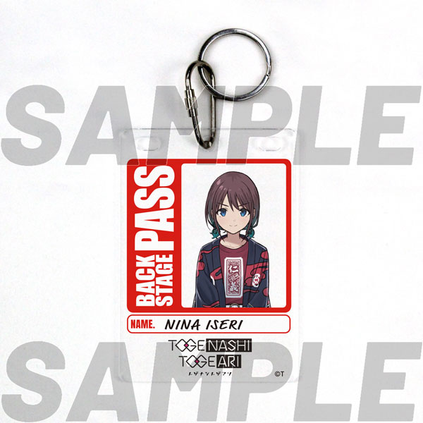 COSPA Girls Band Cry Nina Iseri Backstage Pass Style Acrylic Keychain