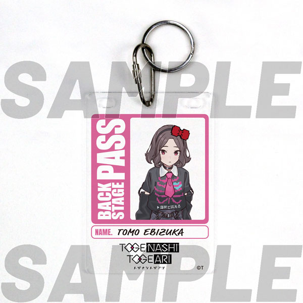 COSPA Girls Band Cry Tomo Ebizuka Backstage Pass Style Acrylic Keychain