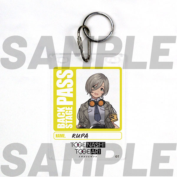 COSPA Girls Band Cry Rupa Backstage Pass Style Acrylic Keychain