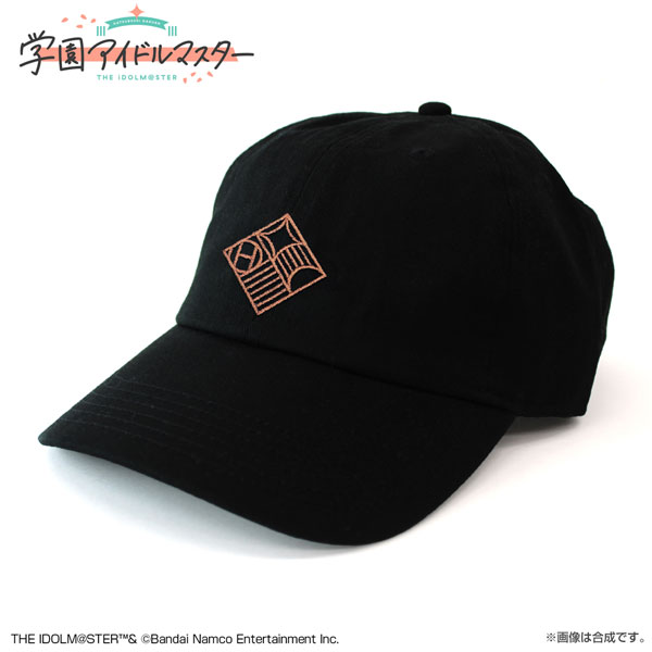 COSPA Gakuen iDOLM@STER Hatsuboshi Gakuen Embroidery Low Cap /BLACK