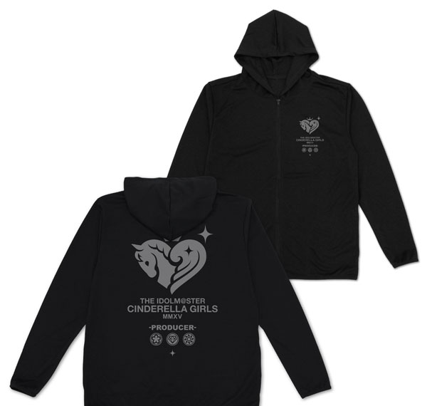 COSPA THE IDOLM@STER Cinderella Girls Thin Dry Hoodie /BLACK-XL Bild 1